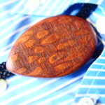 秋色　レースウッドのループタイNo１