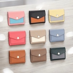 【全8色】 三つ折り財布 本革 ミニ財布 コンパクト財布 小さい財布 革 レザー