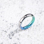 裏で楽しむ！チタン製ハーフラウンドチタンリング