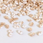 ファルファーレ モカマーブル 2✕4 5g ピーナッツ ビーズ 通し穴