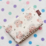 レトロ＊ 三角帽子のbabybear♪ふんわりファスナーポーチ