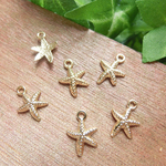 15個セット☆小さい　スターフィッシュチャーム　ひとでチャーム