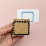 私のお気に入りの枠スタンプ：meganehankoスタンプ