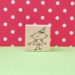 みずたま小人★サンタ★クリスマス★手帳ラバースタンプ【R069】
