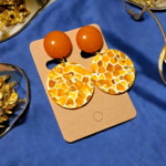 【イヤリング】オレンジサマーバケーション