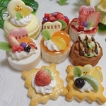 ☆フルーツたっぷりケーキ マカロン　クッキー☆８個セット　①