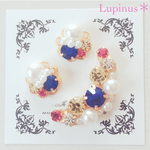 【5】白雪姫モチーフ 3点セット イヤーカフ ピアス イヤリング ハンドメイド プリンセス