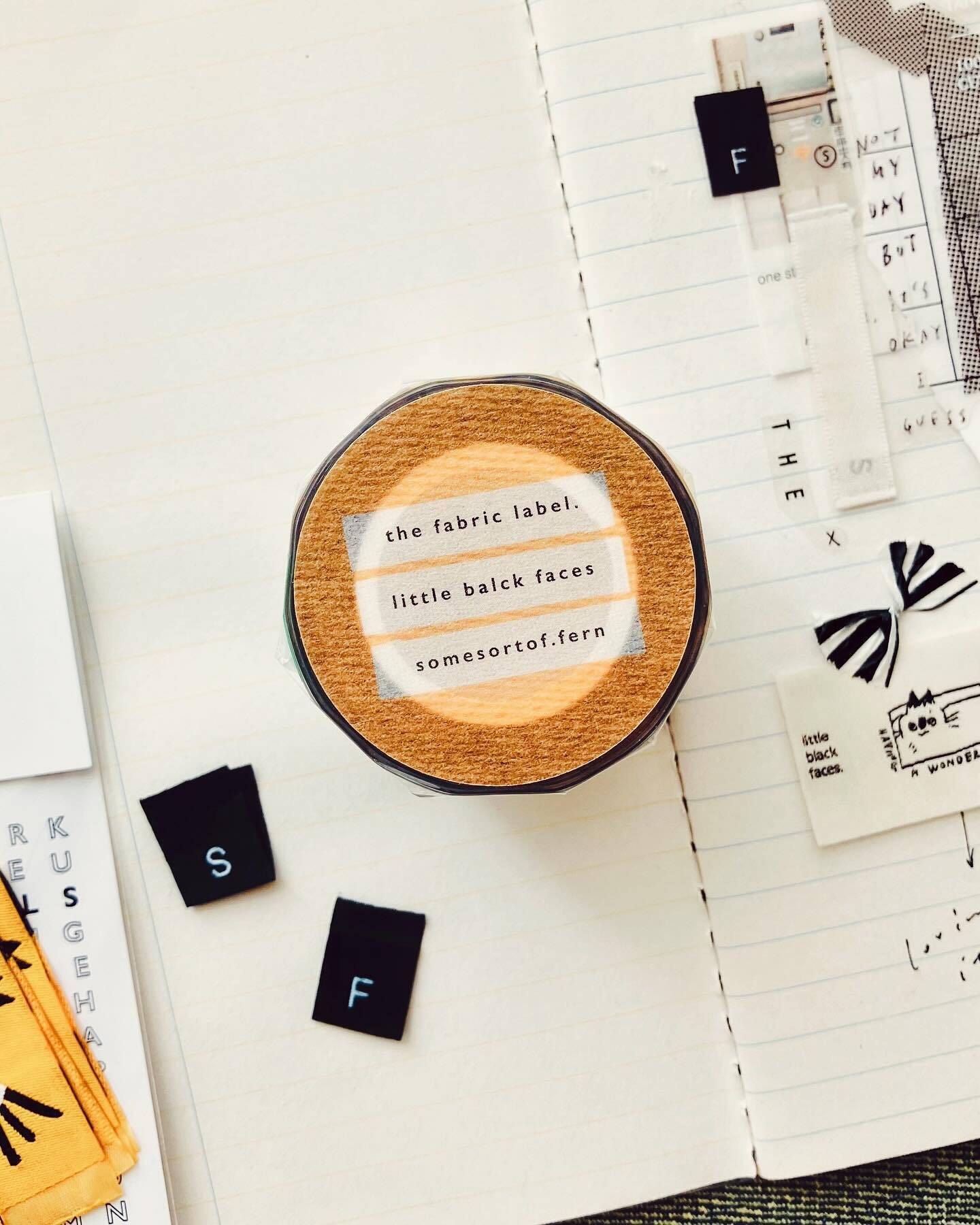 羊君somesortof.fern] [YJ-037LP] the fabric label. クリアPETテープ