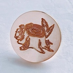 SALE🌺30mm 切り株 シーリングスタンプ ヘッド