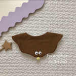 new//キョロちゃん ハンドメイド もくもくスタイ キャメル