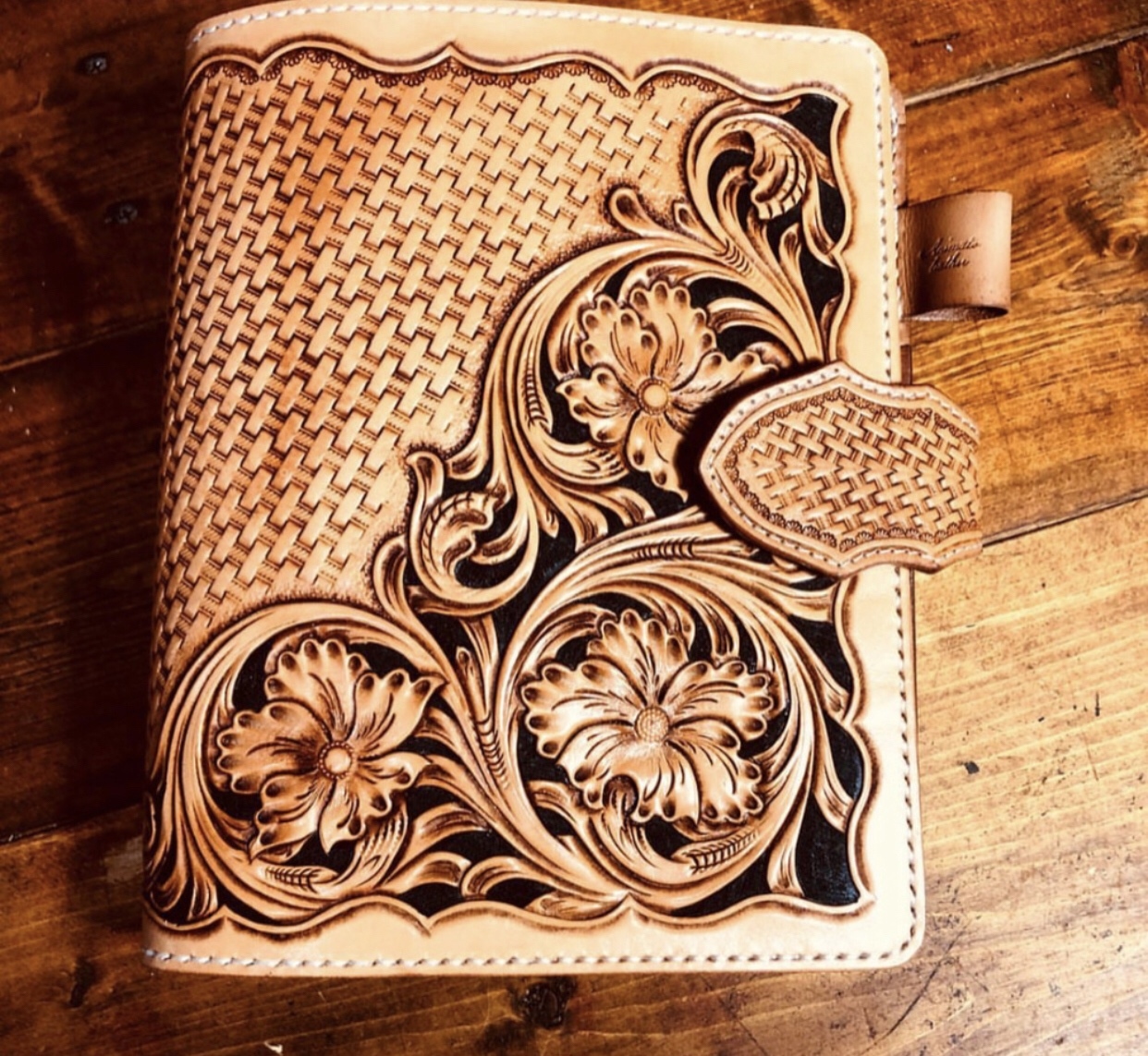 シザーケース　レザーハンドメイド シザーケース☆ハンドメイド☆6丁☆レザー、本革☆送無料