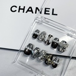 ‪‪❤︎‬No.12‪‪❤︎‬ ネイルチップ 黒 ブラック 推しネイル ツイード リボン 韓国風 埋めつくし キラキラ ハート ビジュー 量産型 地雷系