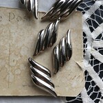 【2粒】43×18mm/シルバー/デザインチャーム