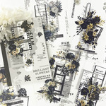 大判フラワーシールブック  Brilliant Flowers6<S709>
