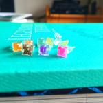 選べるcolor＊8色＊涼しげな小さいピアス＊レジン＊シェル＊極小