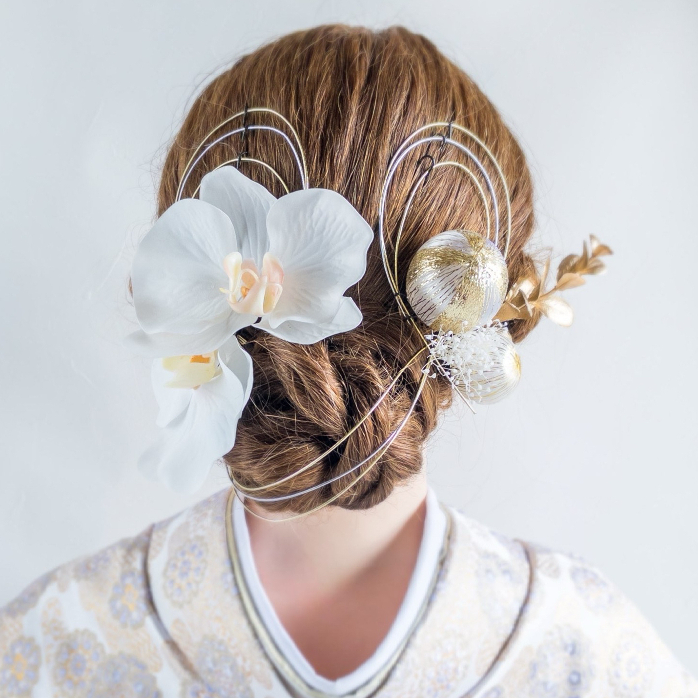 胡蝶蘭 桜  髪飾り ヘアパーツ 和装 アーティシャルフラワー 楽天市場】アーティフィシャルフラワー 胡蝶蘭 髪飾り