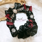 リボン硬化ケース🎗️〜black Rose❤︎〜