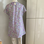 ☆SALE  ミラクルウェーブコットン　チュニックブラウス