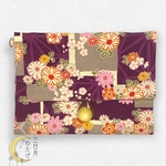 【御朱印帳入れ】Dカン付きでチャームやお守りが付けられる！　御城印帳入れ•御船印帳入れ•マルチケースなどにも［9］