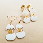 生卵のイヤリングorピアス