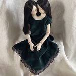 創作球体関節人形・双頭の少女