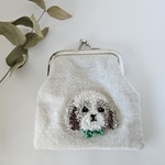 シーズーのがま口⑅蝶ネクタイ