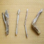 形それぞれ流木４本セット　31cm～35.5cm