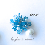 氷の華ピアス/イヤリング(Blue)
