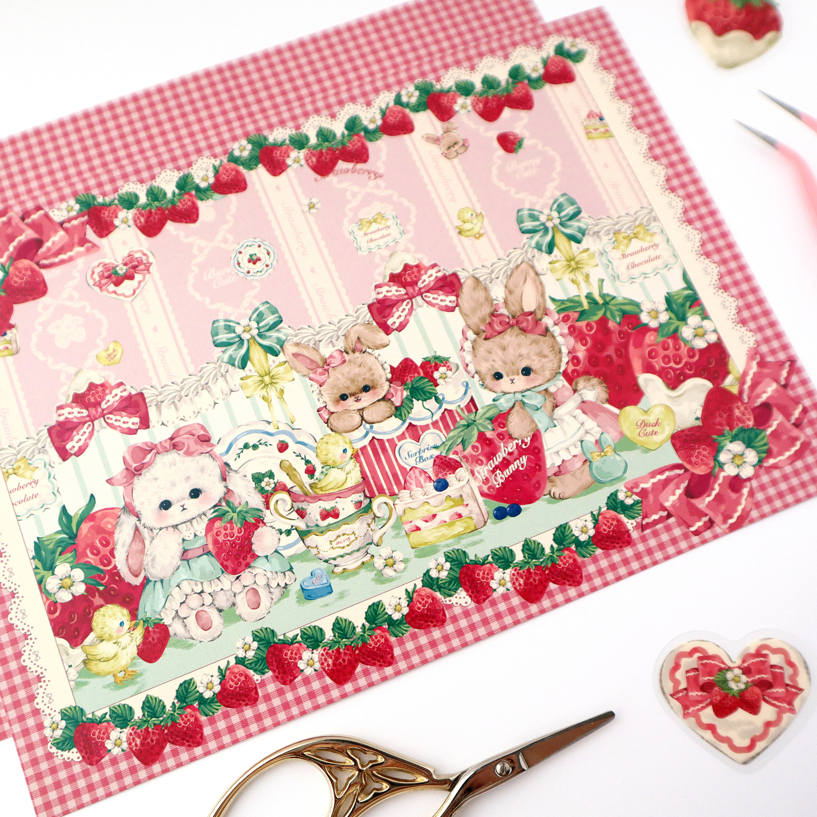 Cherish365【Cherish Paper Doll vol.2】A4 デザインペーパー 10枚