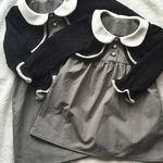 【s様 オーダー品  size80&100 ボレロ重ね着風ワンピース】