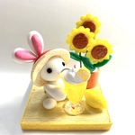 ☆お疲レモン　レモネードと麦わらうさぎちゃん　(受注生産)