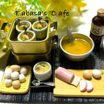 再販　hand madeミニチュア ドールハウス　和食　お家で茶碗蒸し作り