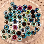 【6-3】6mm 目玉カボション 50粒