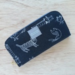 ユニークな猫🖤軽い長財布🖤ネコ♩通帳ケース♩お財布♬