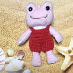 現品045 M★コットンワンピ／レッド