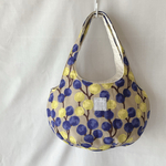 ころりんバッグ　Mサイズ　ショルダー　トートバッグ　 kororin bag　軽い ざっくり 北欧 花 フラワー プランツプランツ 秋色