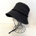 TOPI  あごひも付きコットンハット（ブラック）