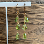 【訳あり】ペリドットのピアス
