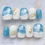 SALE【海と砂浜🏖夏Nail】