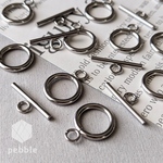 【2ペア】[304ステンレス] マンテル シルバー シンプル  KP-004