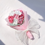 《1点限定》　花束　プレゼント　ギフト　枯れない花　毛糸　かぎ編み　月齢フォト　あみぐるみ　お見舞い　誕生日　ニューボーンフォト