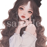 オリジナル人物ステッカー♡No.533