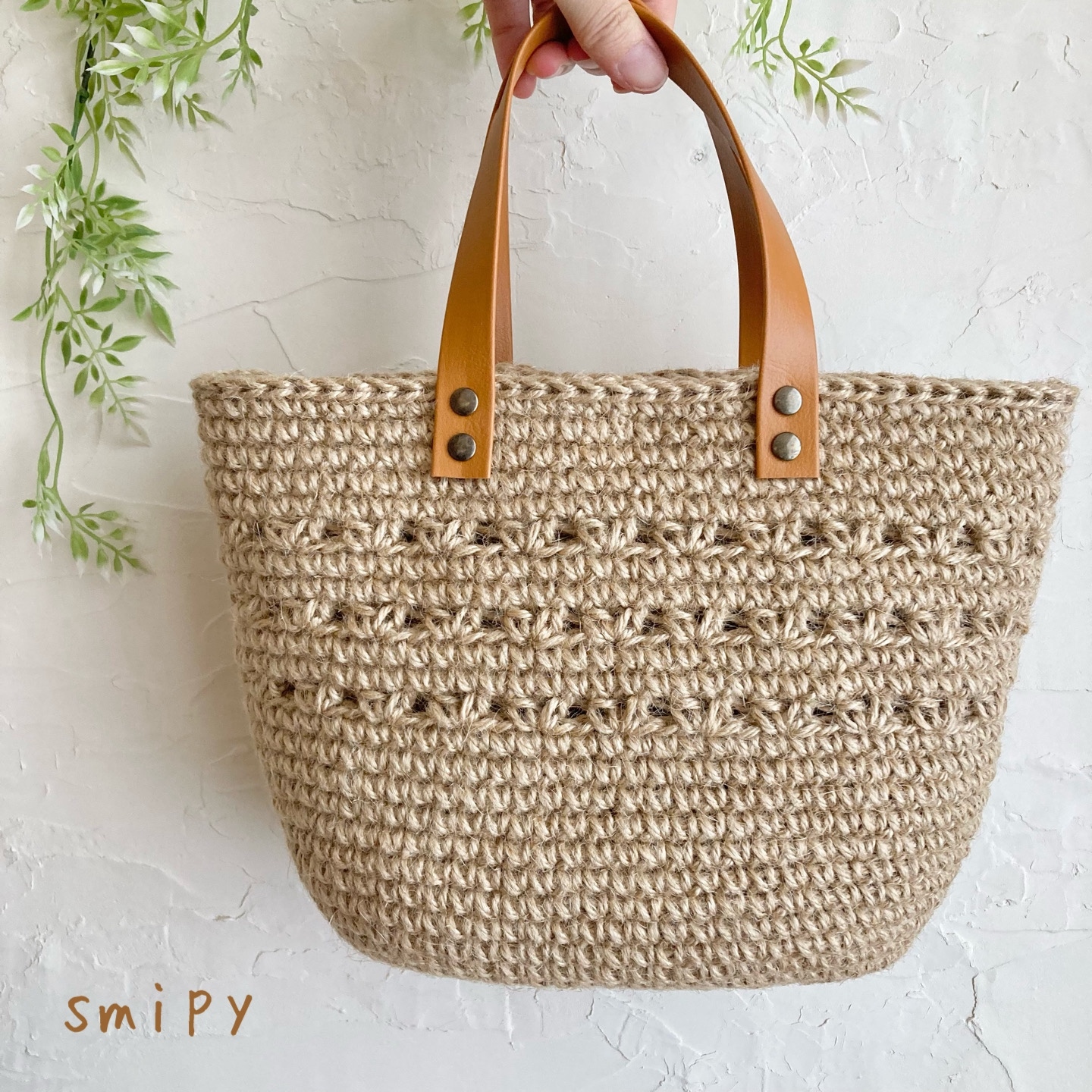 手編みのニコちゃんキーホルダー - SMIPY'S GALLERY | minne byGMO