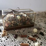 《ローズ×ショコラ》フラワーボックス/キューボイド