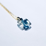 glass hydrangea necklece #17