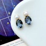 transparent stone “night sky” pierce / earring