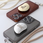 【新作】金属のスマホグリップとiPhone用クリアケース