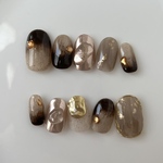 no.38 grada brownsandネイルチップ