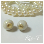 ✦パールｏｎシェル✦ピアス