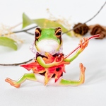 カエルのブローチでハードロック